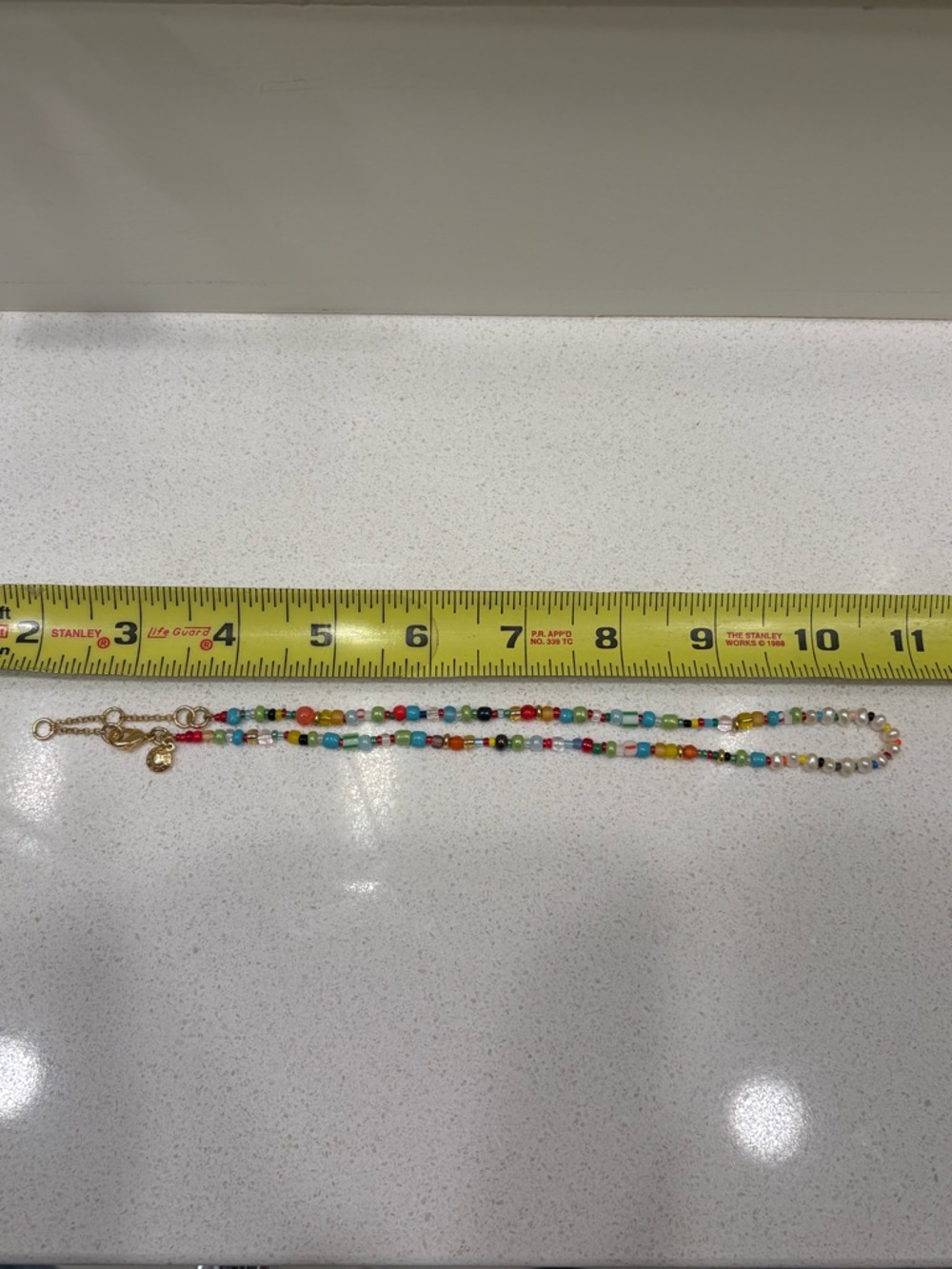 J Crew Pearl and Multi Color Seed Bead Necklace - Picture 2 of 6